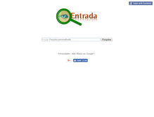 Tablet Screenshot of entrada.com.br